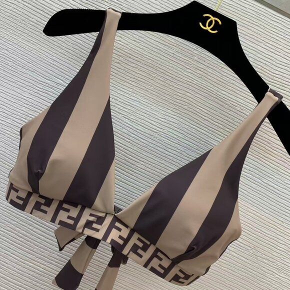 Fendi Brown and Black Bikini Set - Picture 2 of 4
